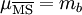 \ Mu _ {\ overline {\ text {MS}}} = m_B
