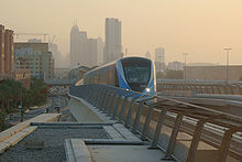 Dubai Metro no dia da abertura